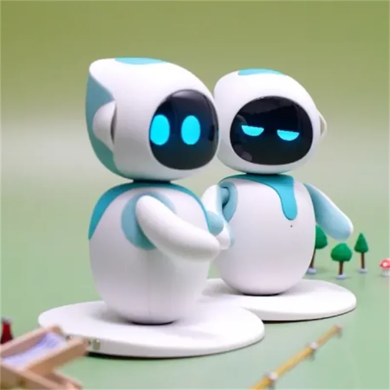 Eilik Smart Robot - AI Emotional Companion with Interactive Features, Voice Modes, and Cute Design | Perfect Gift in Blue & Pink